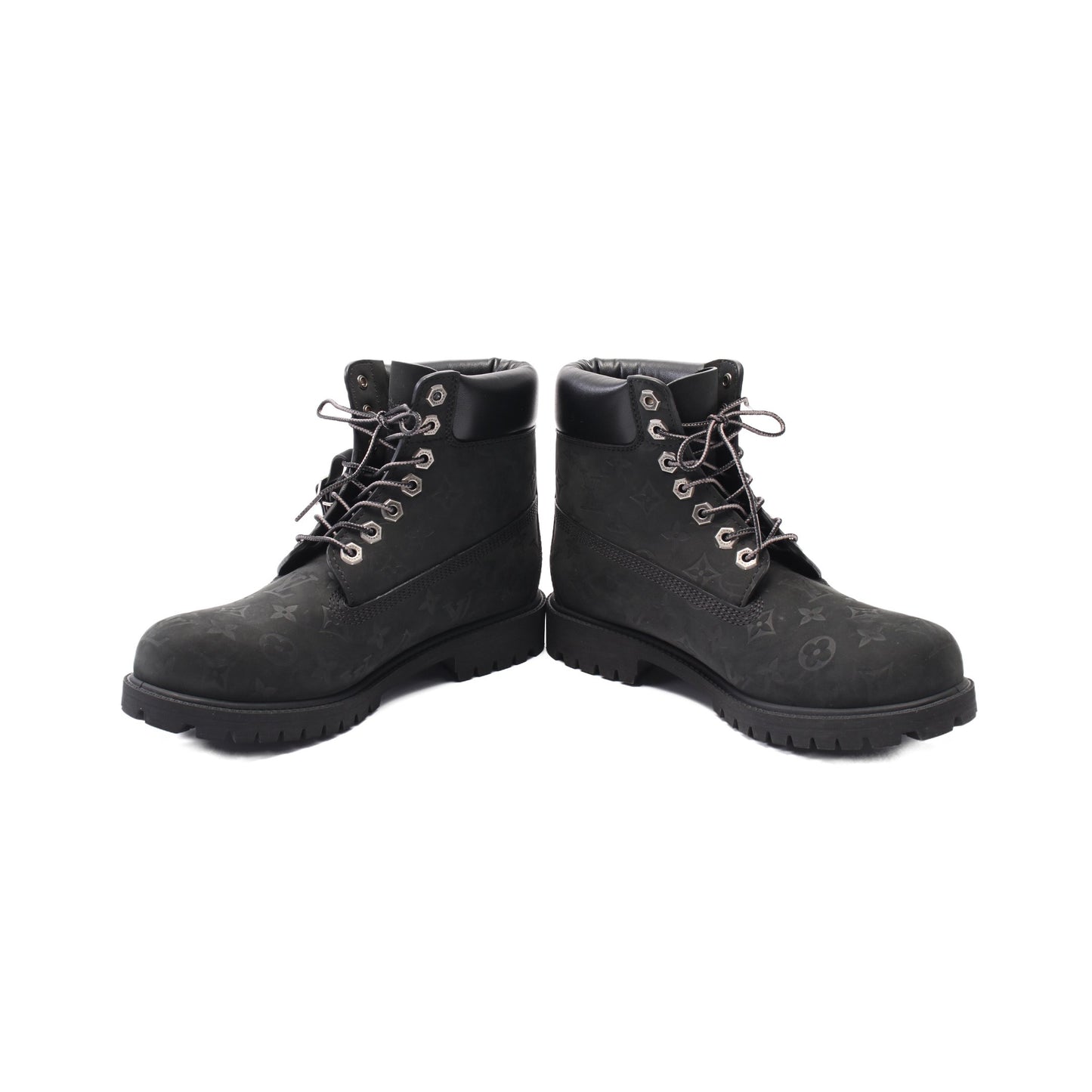 LV × Timberland 6-IN アンクルブーツ ノワール ショート ブーツ ヌバック レザー ブラック ルイヴィトン シューズ LOUIS VUITTON