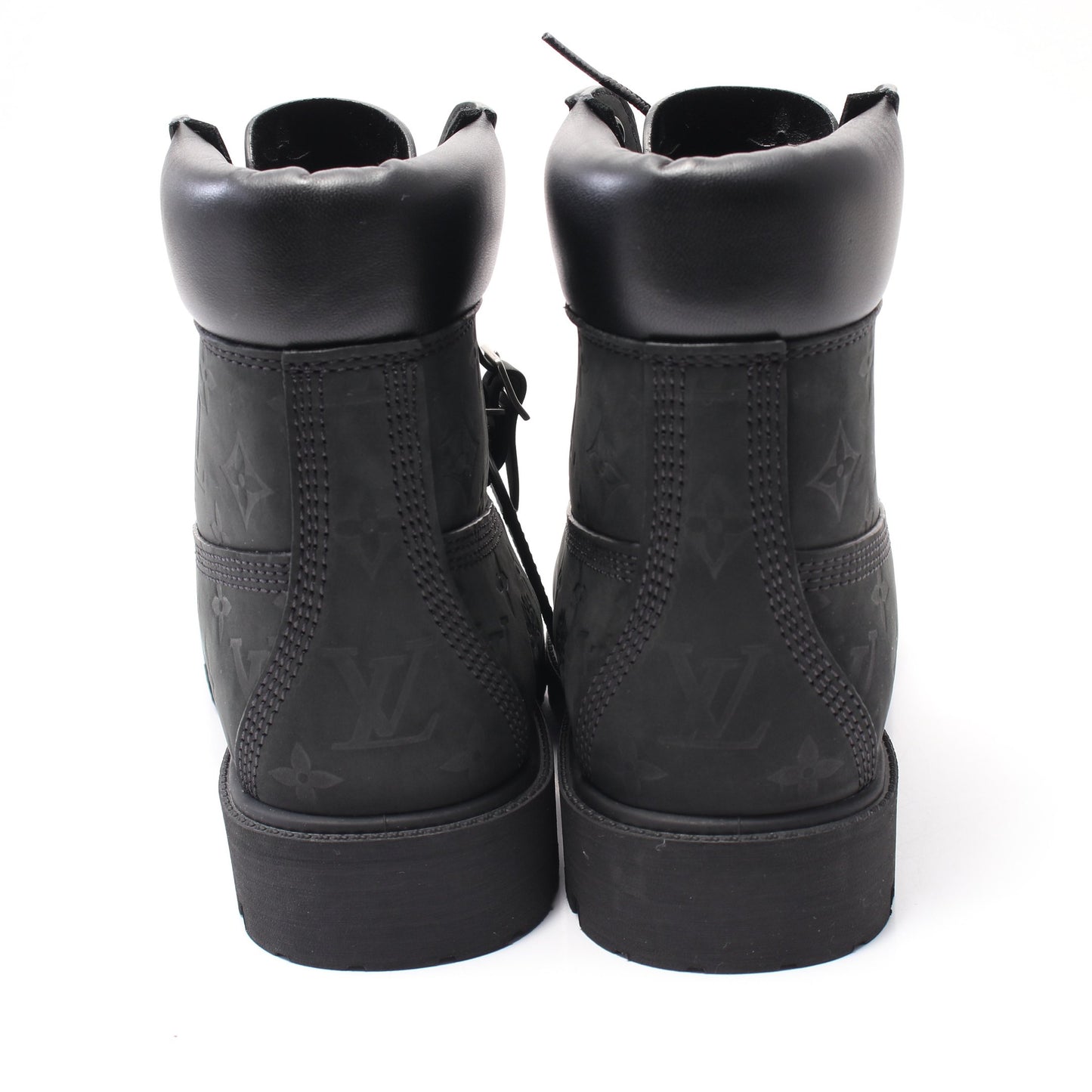 LV × Timberland 6-IN アンクルブーツ ノワール ショート ブーツ ヌバック レザー ブラック ルイヴィトン シューズ LOUIS VUITTON