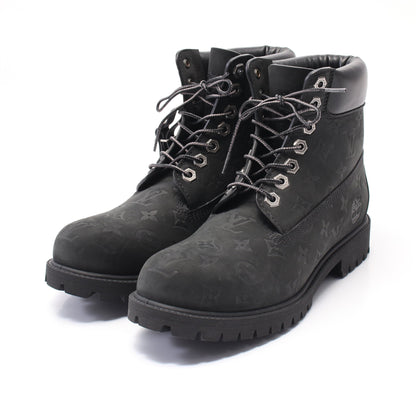 LV × Timberland 6-IN アンクルブーツ ノワール ショート ブーツ ヌバック レザー ブラック ルイヴィトン シューズ LOUIS VUITTON