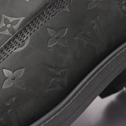LV × Timberland 6-IN アンクルブーツ ノワール ショート ブーツ ヌバック レザー ブラック ルイヴィトン シューズ LOUIS VUITTON