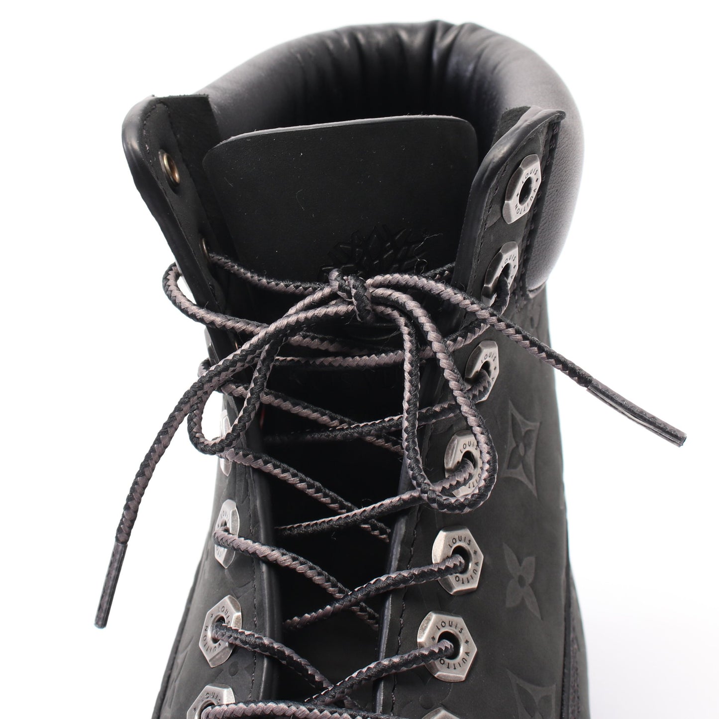 LV × Timberland 6-IN アンクルブーツ ノワール ショート ブーツ ヌバック レザー ブラック ルイヴィトン シューズ LOUIS VUITTON