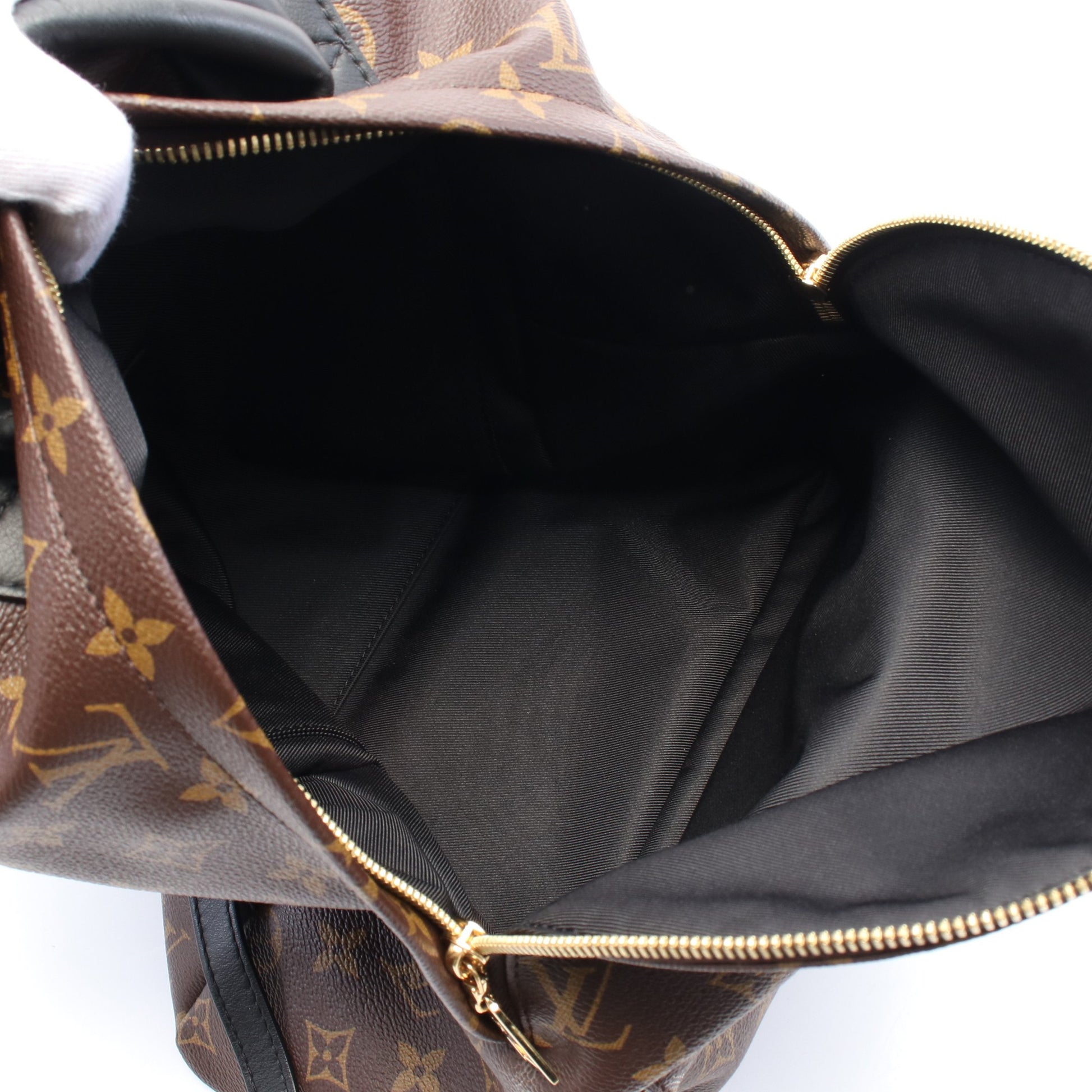 パームスプリングス バックパックMM モノグラム リュックサック PVC レザー ブラウン ルイヴィトン バッグ LOUIS VUITTON