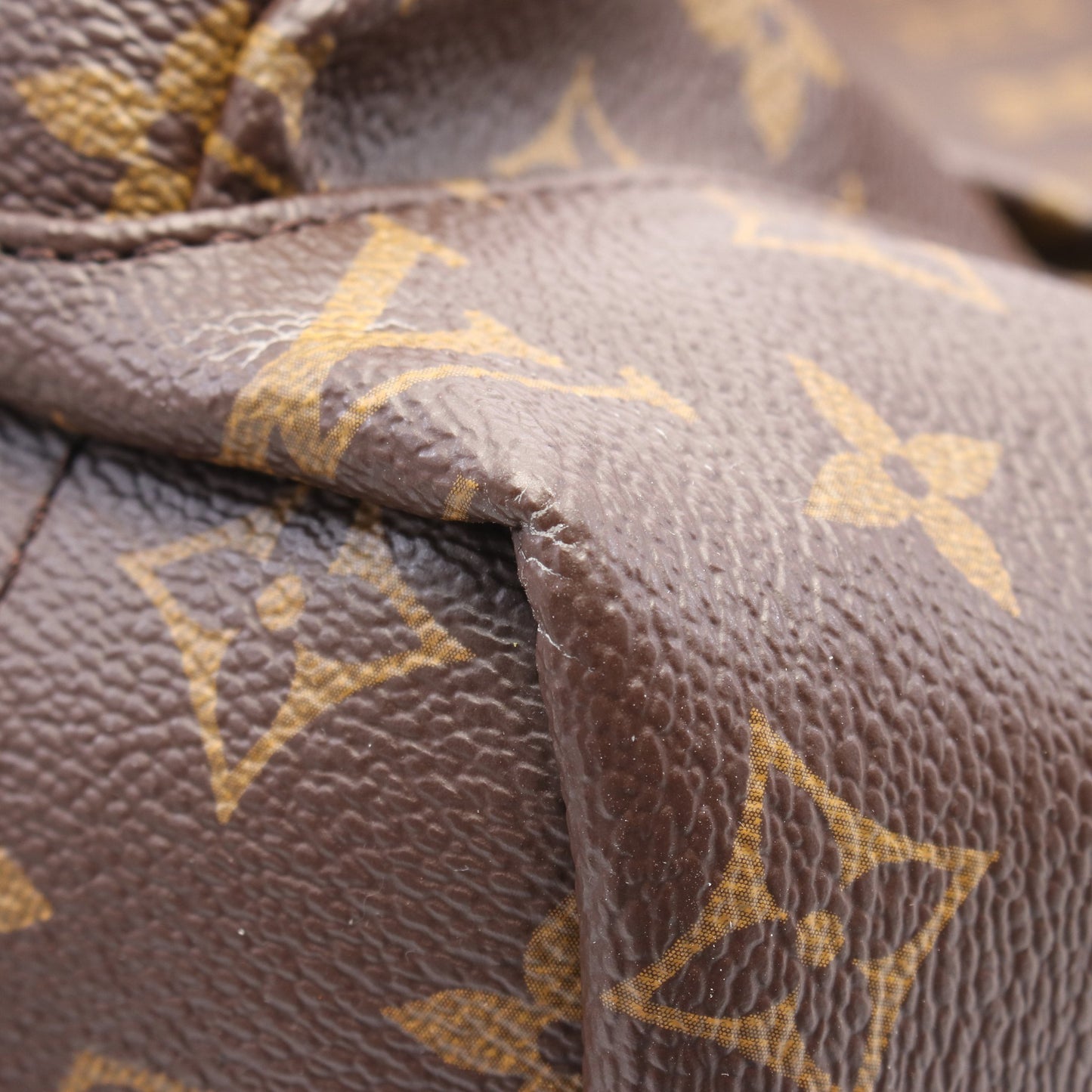 パームスプリングス バックパックMM モノグラム リュックサック PVC レザー ブラウン ルイヴィトン バッグ LOUIS VUITTON