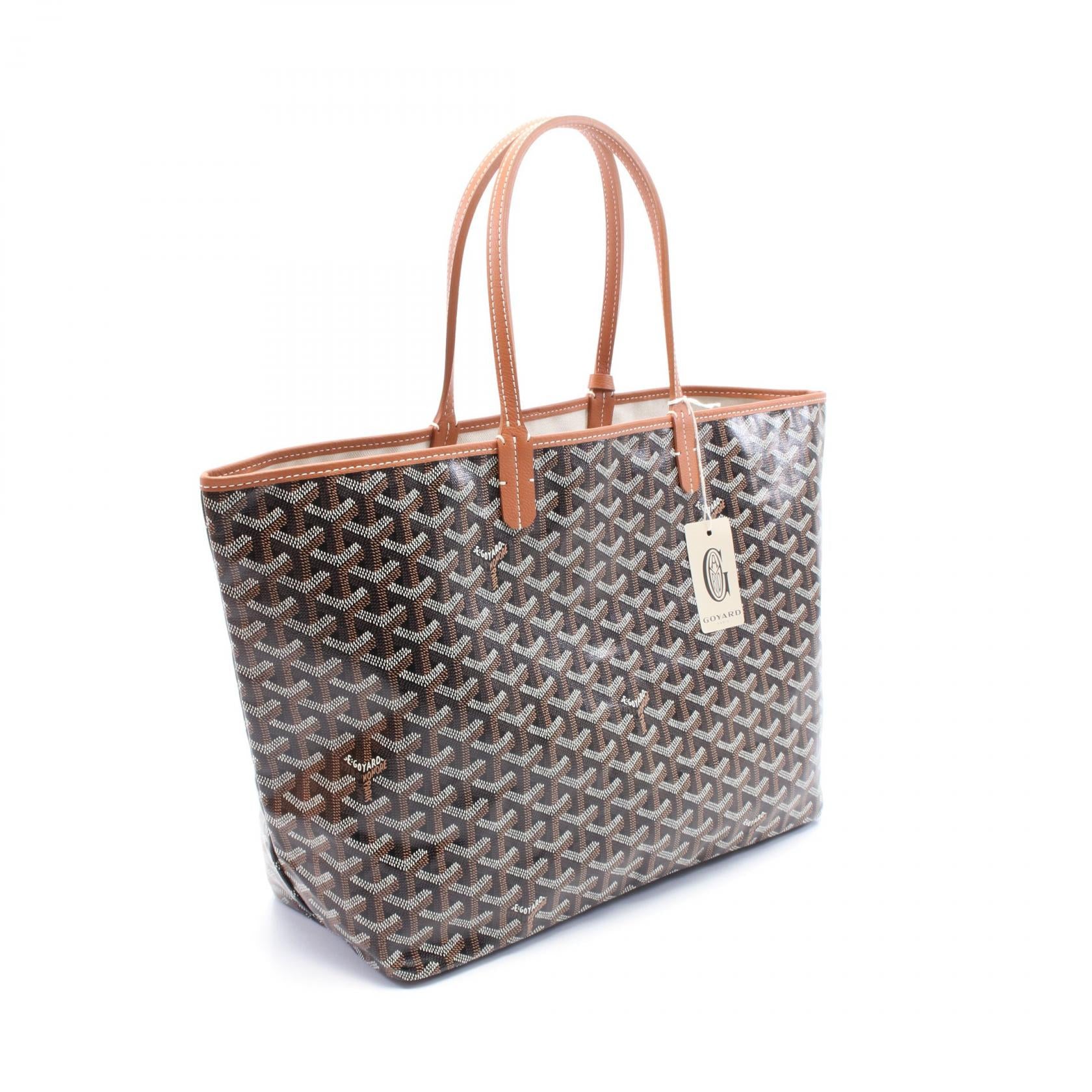 サンルイPM ハンドバッグ トートバッグ コーティングキャンバス レザー ブラック ブラウン マルチカラー ゴヤール バッグ GOYARD