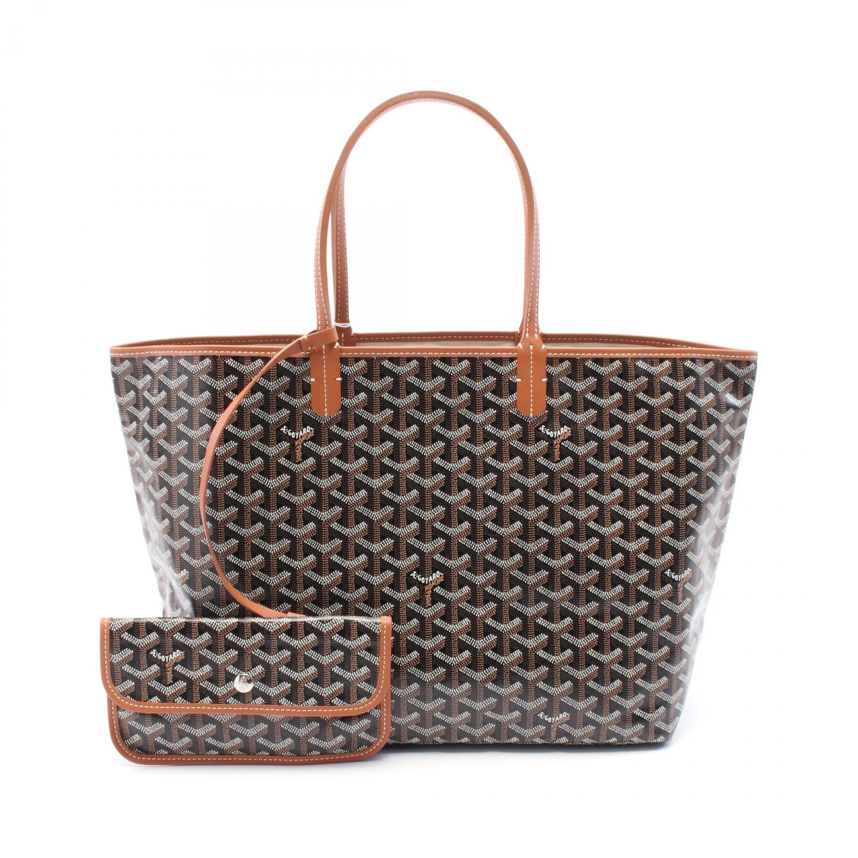 サンルイPM ハンドバッグ トートバッグ コーティングキャンバス レザー ブラック ブラウン マルチカラー ゴヤール バッグ GOYARD