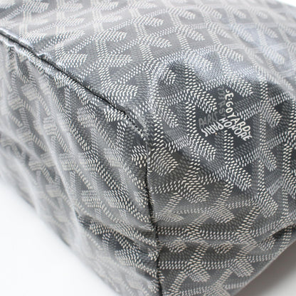 サンルイPM ハンドバッグ トートバッグ コーティングキャンバス レザー グレー マルチカラー ゴヤール バッグ GOYARD