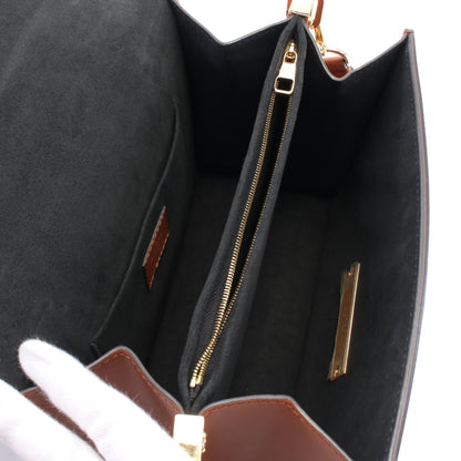ドーフィーヌMM モノグラムリバース チェーンショルダーバッグ PVC レザー ブラウン 2WAY ルイヴィトン バッグ LOUIS VUITTON