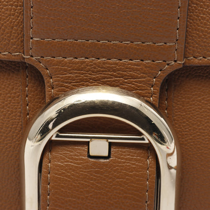 ブリヨン ミニ ハンドバッグ レザー ブラウン 2WAY デルヴォー バッグ DELVAUX