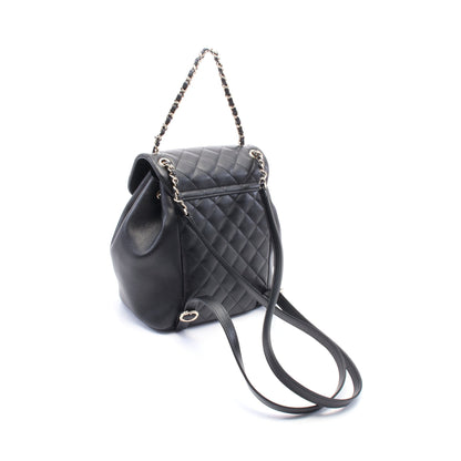 マトラッセ バックパック リュックサック ラムスキン ブラック ゴールド金具 シャネル バッグ CHANEL