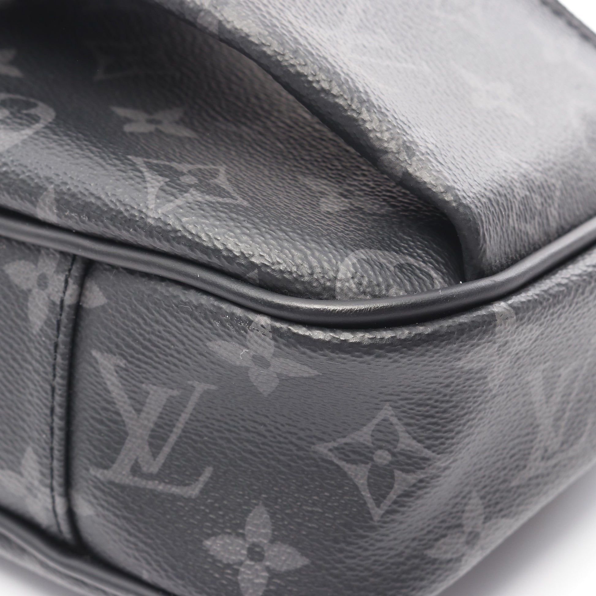 バムバッグ モノグラムエクリプス ボディバッグ ウエストバッグ PVC レザー ブラック ルイヴィトン バッグ LOUIS VUITTON