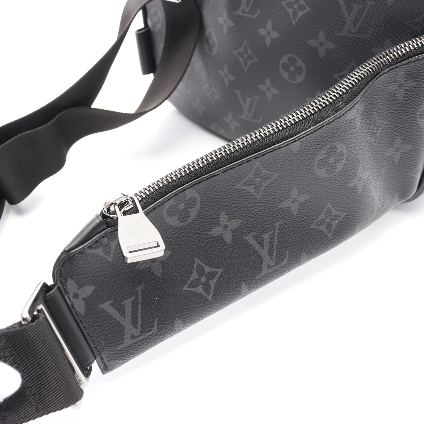 バムバッグ モノグラムエクリプス ボディバッグ ウエストバッグ PVC レザー ブラック ルイヴィトン バッグ LOUIS VUITTON