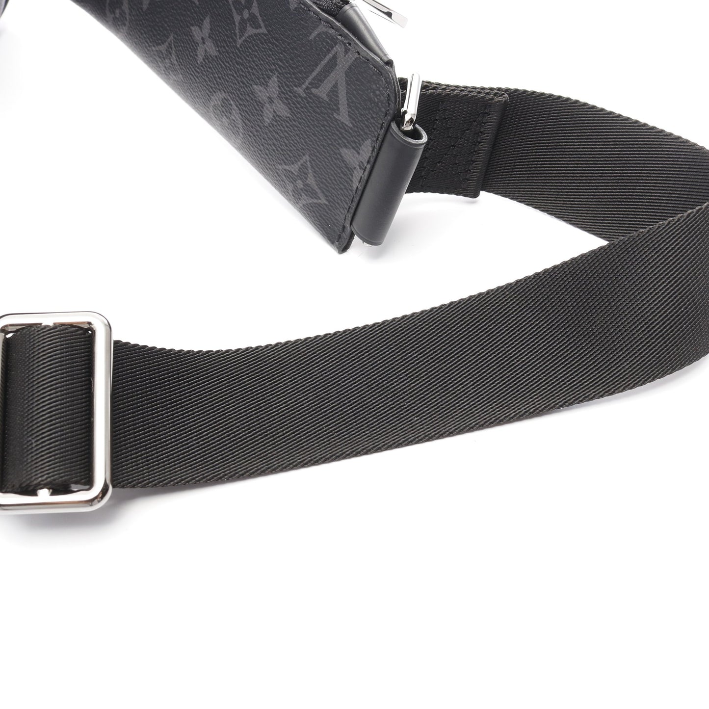 バムバッグ モノグラムエクリプス ボディバッグ ウエストバッグ PVC レザー ブラック ルイヴィトン バッグ LOUIS VUITTON