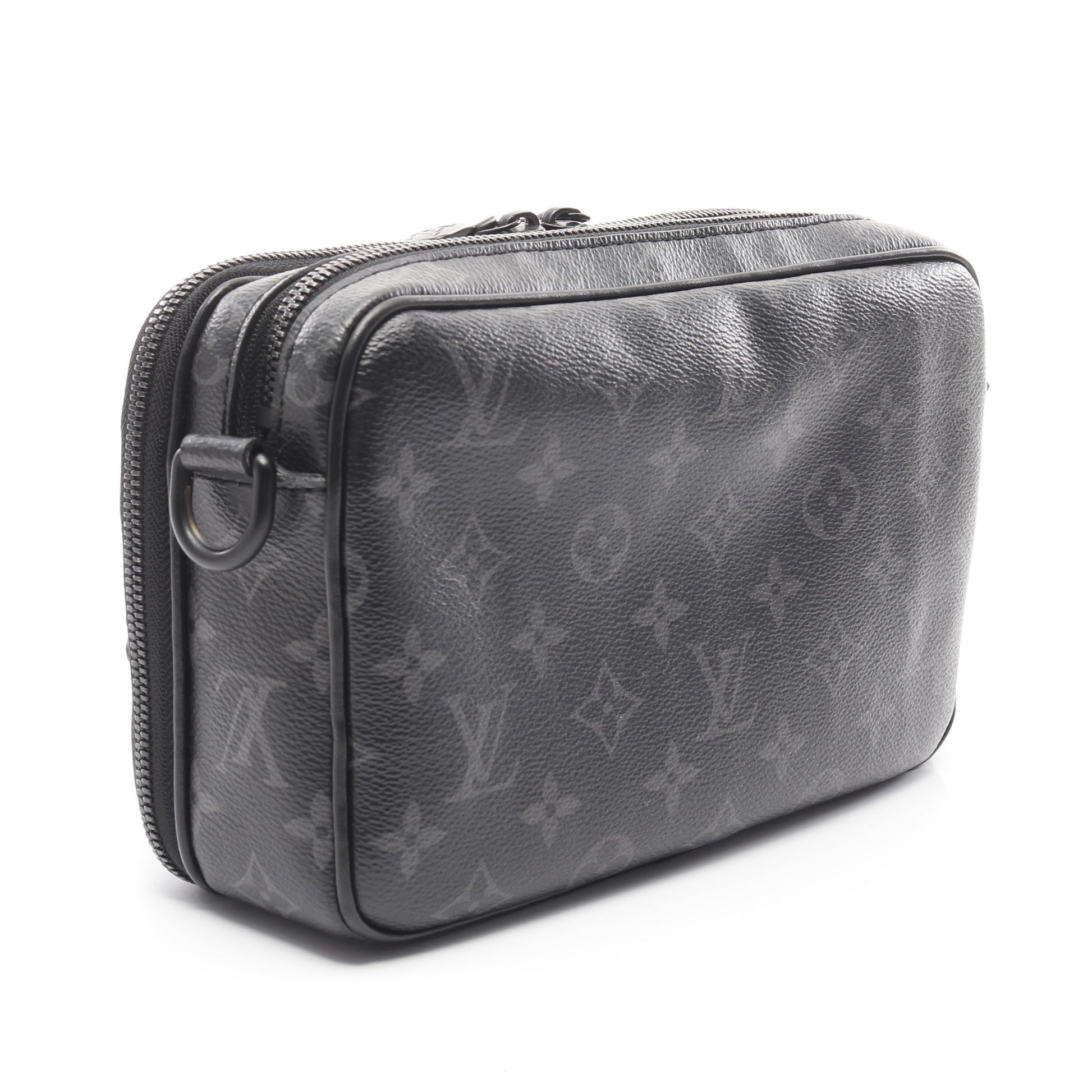 アルファ メッセンジャー モノグラムエクリプス ショルダーバッグ PVC レザー ブラック ルイヴィトン バッグ LOUIS VUITTON