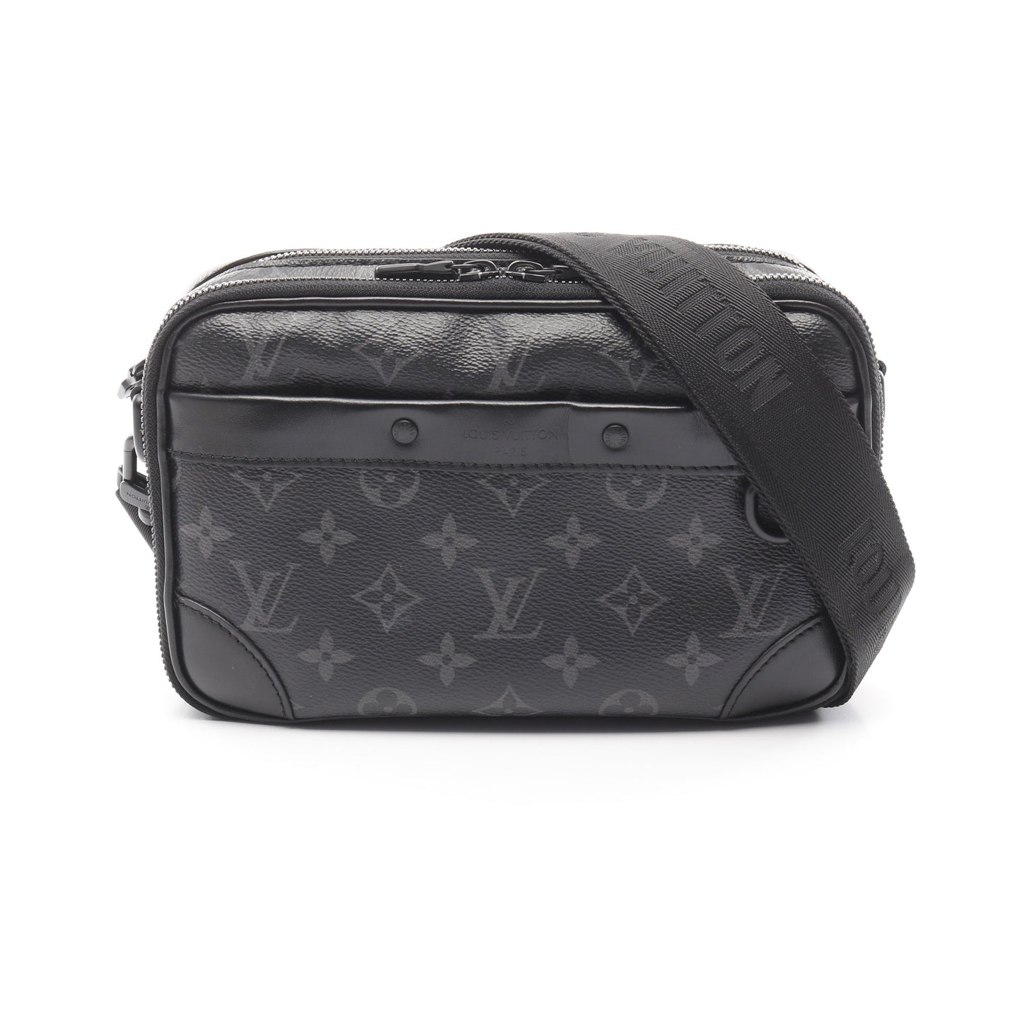 アルファ メッセンジャー モノグラムエクリプス ショルダーバッグ PVC レザー ブラック ルイヴィトン バッグ LOUIS VUITTON