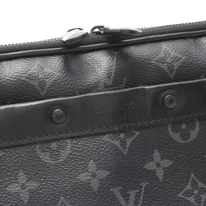 アルファ メッセンジャー モノグラムエクリプス ショルダーバッグ PVC レザー ブラック ルイヴィトン バッグ LOUIS VUITTON