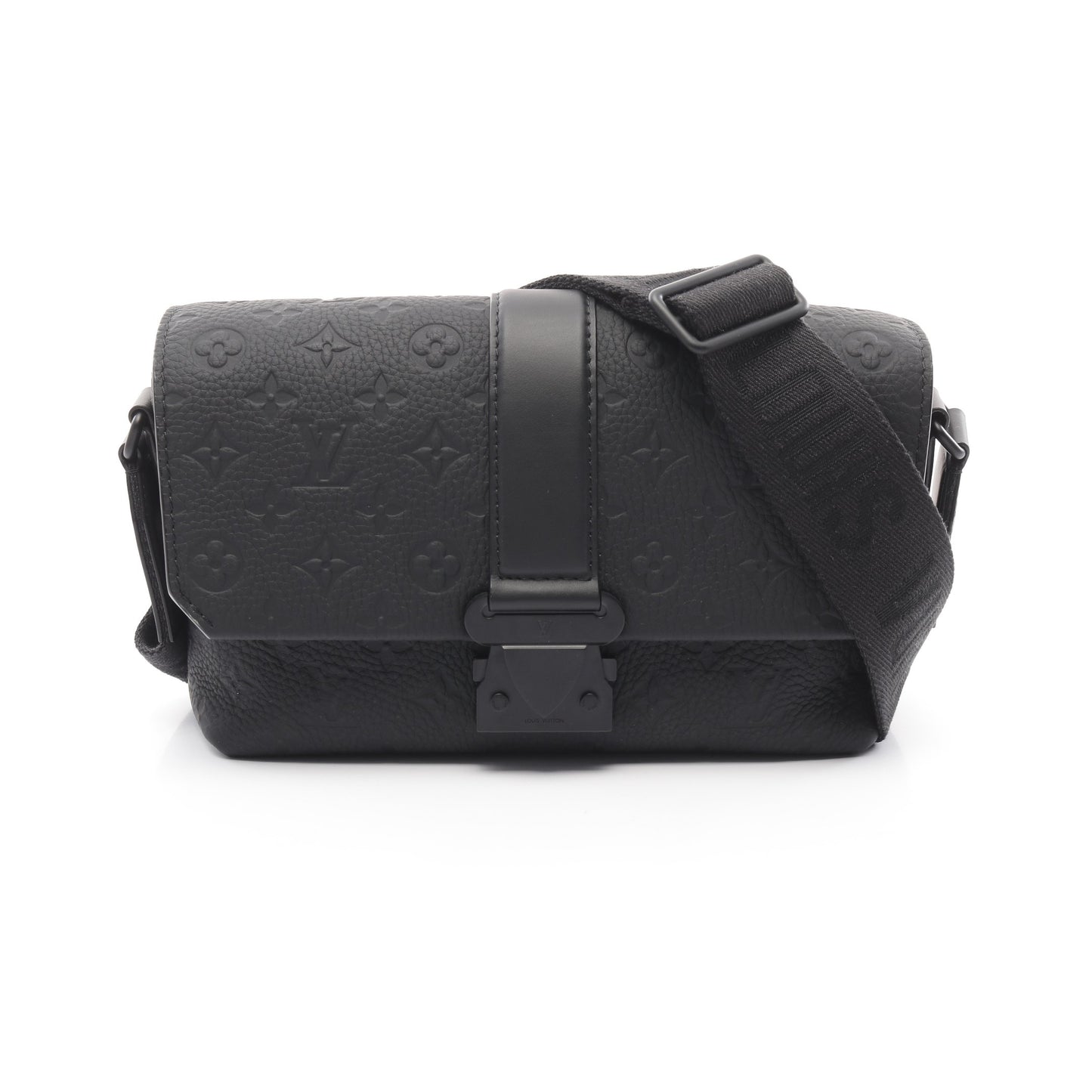Sケープ メッセンジャー モノグラムトリヨン ショルダーバッグ レザー ブラック ルイヴィトン バッグ LOUIS VUITTON