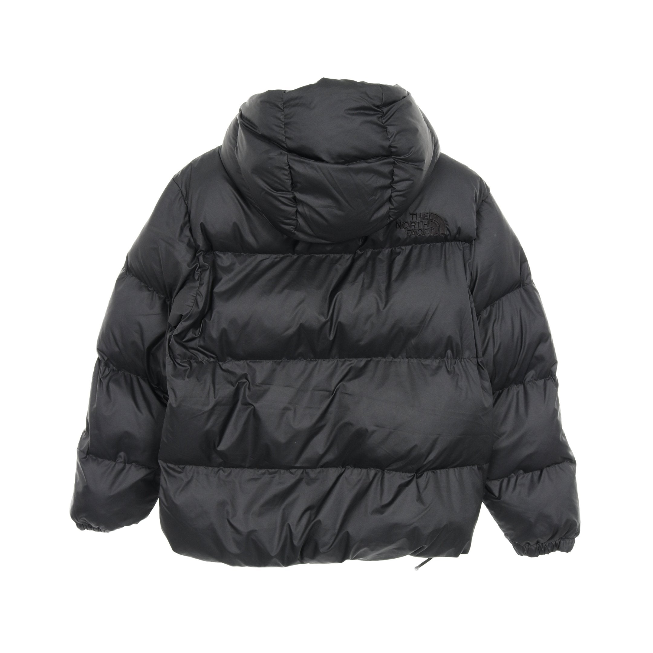 RIVERTON ON BALL HOODIE ダウンジャケット ブラック フード付き ザ