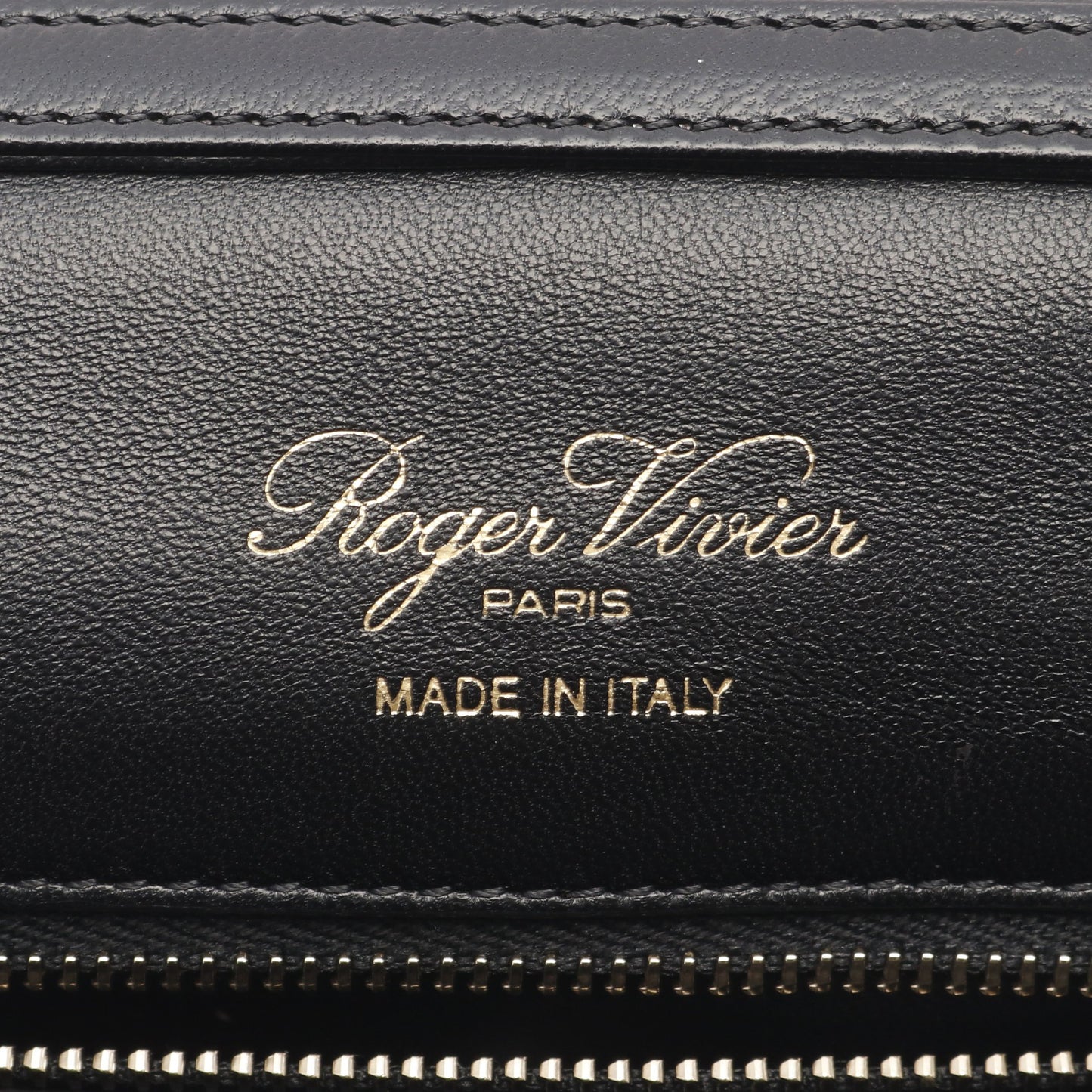 ヴィヴショック ショルダーバッグ レザー ブラック 2WAY ロジェヴィヴィエ バッグ Roger Vivier