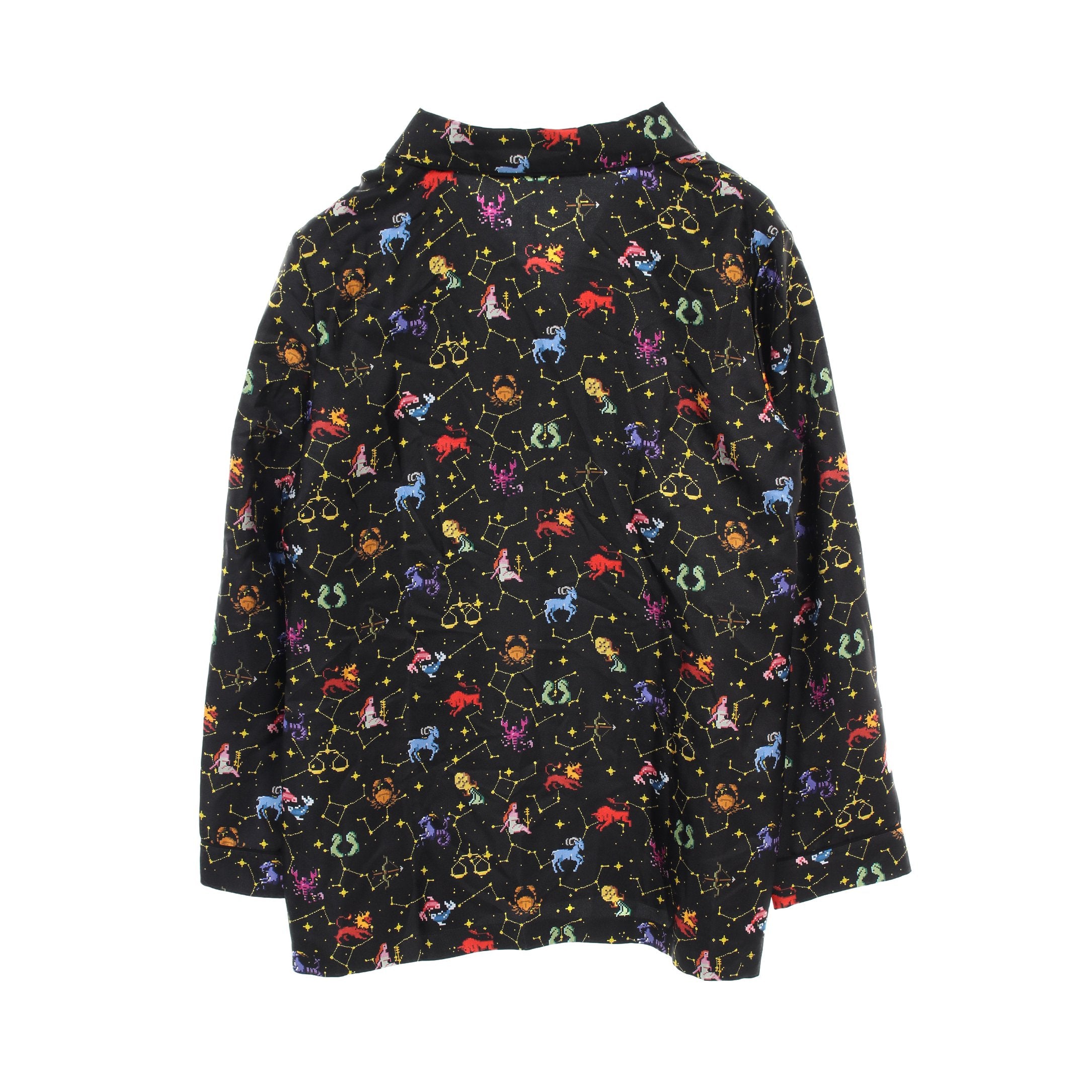 Christian Dior ブラック シルクシャツ Christian Dior（ドット