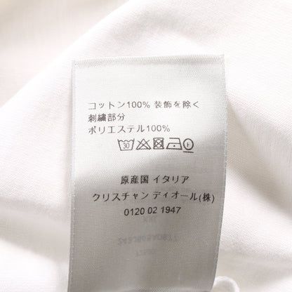 JARDIN Tシャツ ローズプリント コットン ホワイト クリスチャンディオール トップス Christian Dior