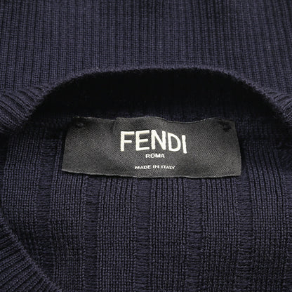 FFロゴ ニット バケットポケット付き ウール ダークネイビー フェンディ トップス FENDI