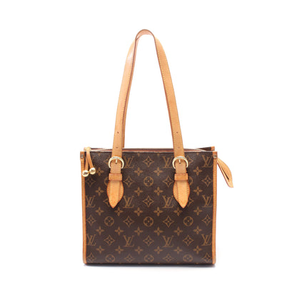 ポパンクール オ モノグラム ショルダーバッグ トートバッグ PVC レザー ブラウン ルイヴィトン バッグ LOUIS VUITTON