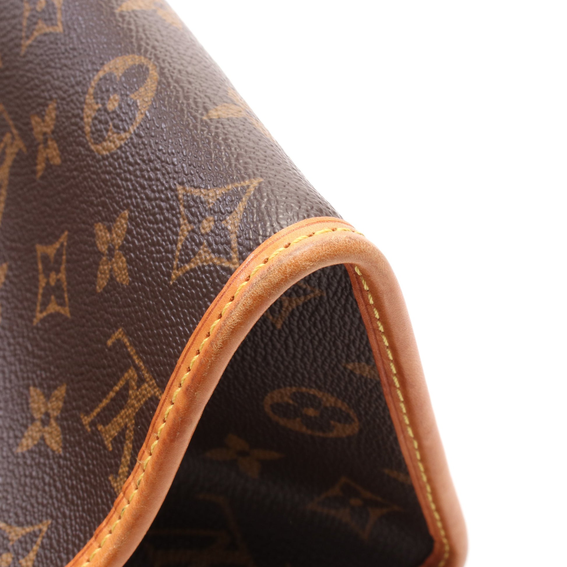 ポパンクール オ モノグラム ショルダーバッグ トートバッグ PVC レザー ブラウン ルイヴィトン バッグ LOUIS VUITTON
