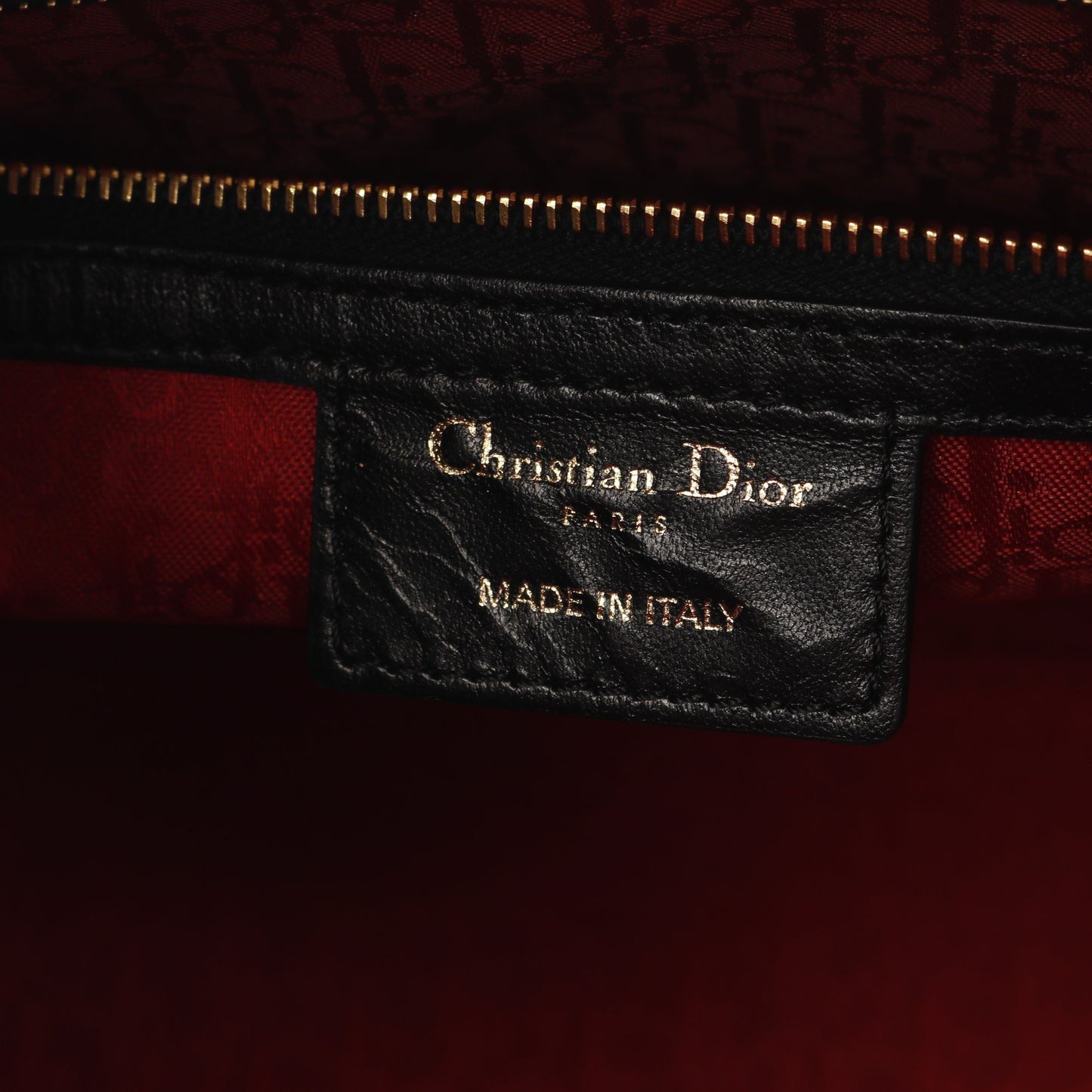 レディディオール ラージ カナージュ ハンドバッグ レザー ブラック 2WAY クリスチャンディオール バッグ Christian Dior