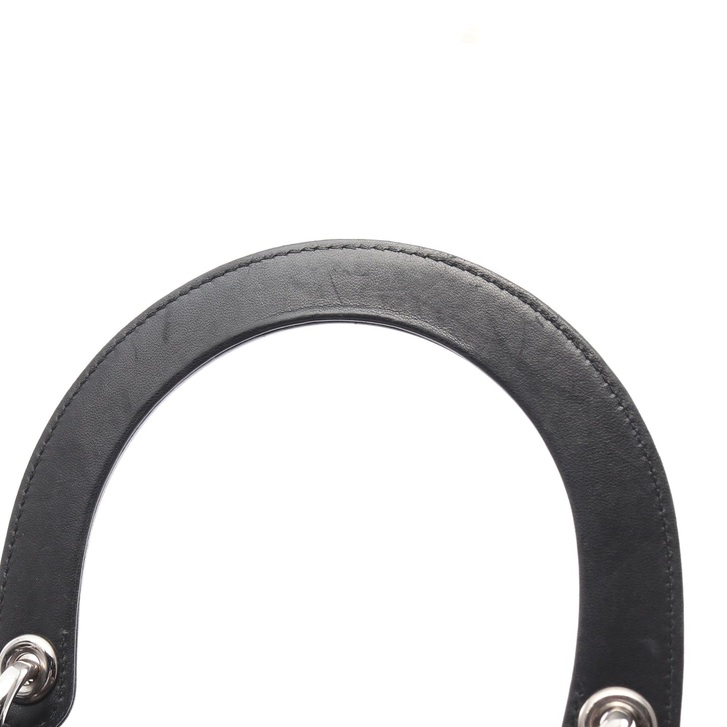 LADY DIOR レディディオール カナージュ ハンドバッグ レザー ブラック 2WAY クリスチャンディオール バッグ Christian Dior