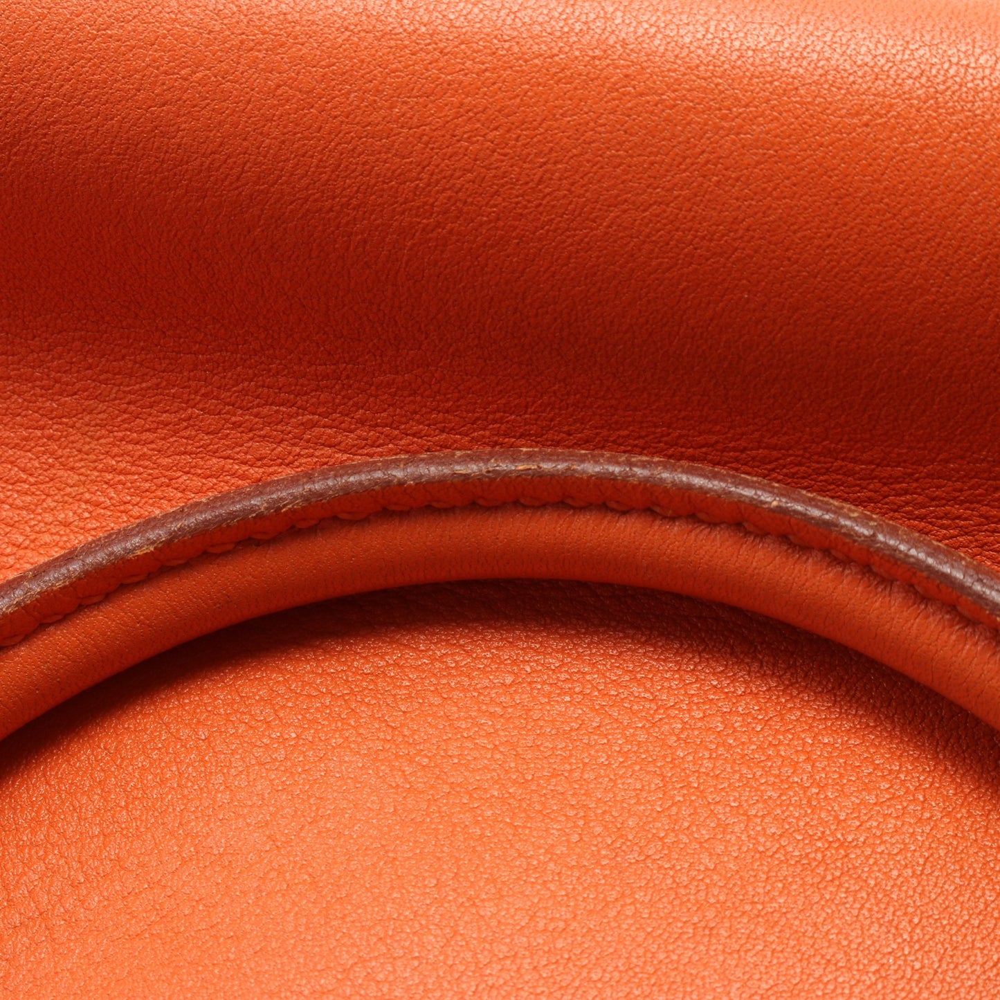 プリュム32 ハンドバッグ ヴォーマダム オレンジ ゴールド金具 □B刻印 エルメス バッグ HERMES