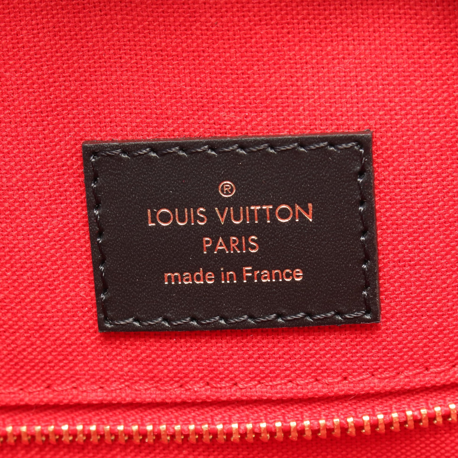オンザゴーGM モノグラムジャイアント リバース ショルダーバッグ トートバッグ PVC ブラウン ベージュ ルイヴィトン バッグ LOUIS VUITTON