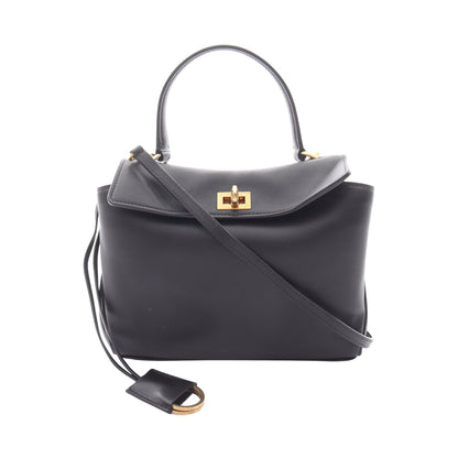 ロデオ ハンドバッグ レザー ブラック 2WAY バレンシアガ バッグ BALENCIAGA