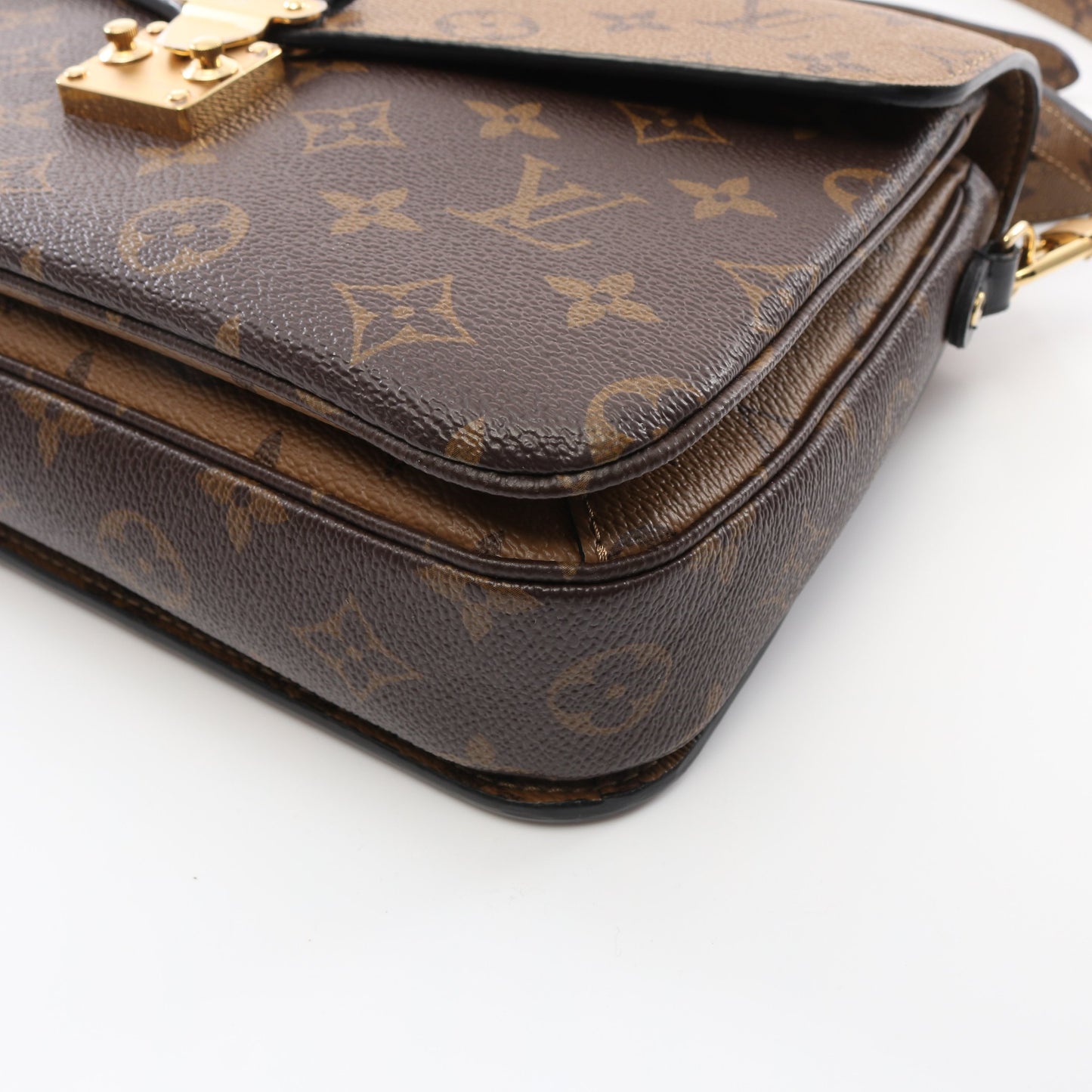 ポシェット メティス MM モノグラムリバース ハンドバッグ PVC レザー ブラウン ブラック 2WAY ルイヴィトン バッグ LOUIS VUITTON