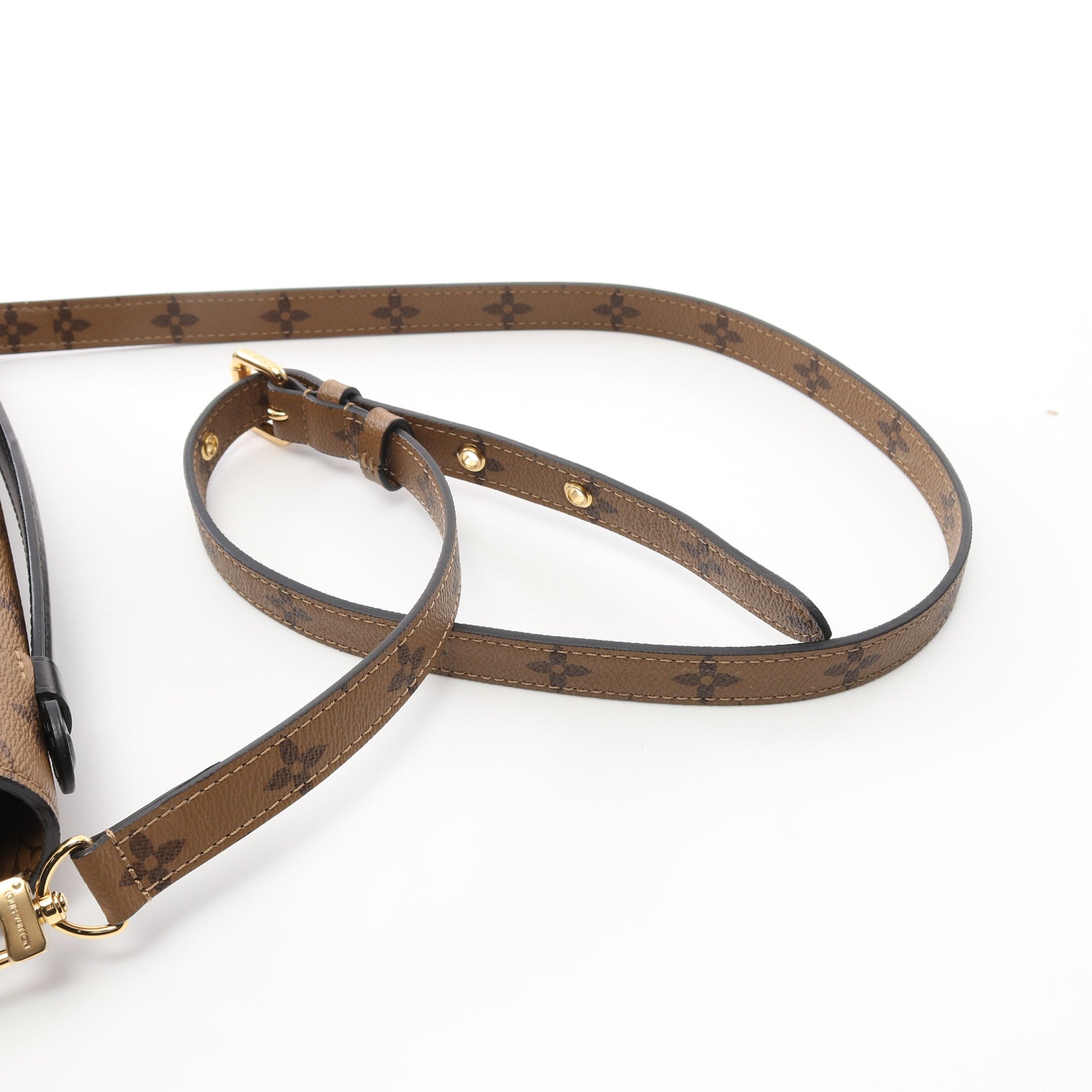 ポシェット メティス MM モノグラムリバース ハンドバッグ PVC レザー ブラウン ブラック 2WAY ルイヴィトン バッグ LOUIS VUITTON