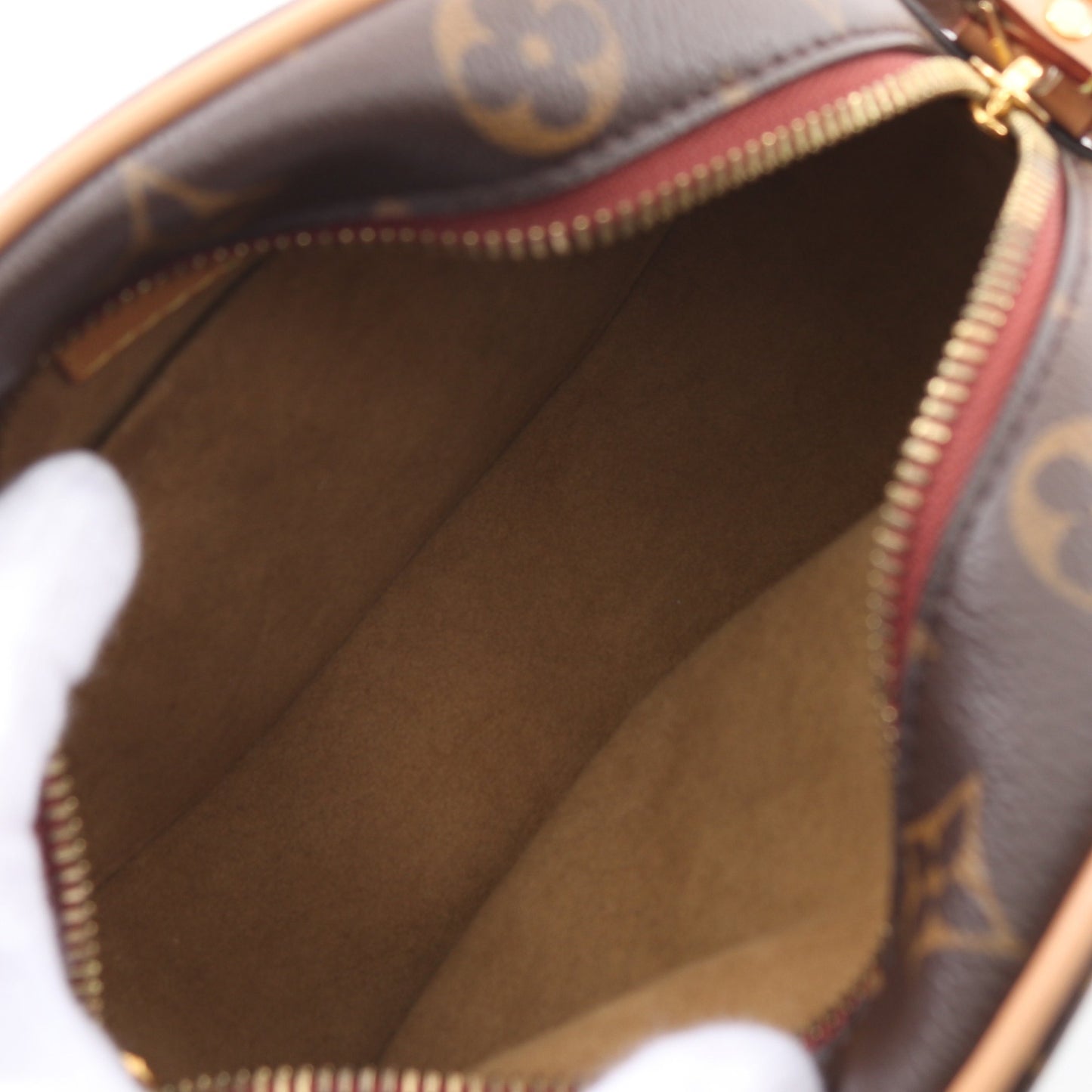 ボワット シャポー スープルPM モノグラム ショルダーバッグ PVC レザー ブラウン ルイヴィトン バッグ LOUIS VUITTON