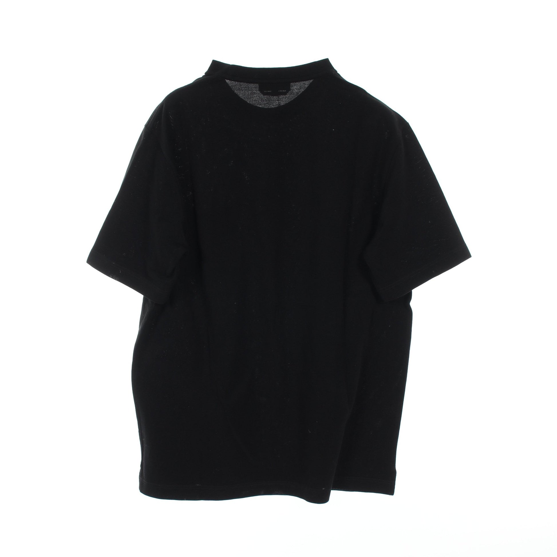 Tシャツ クルーネック ロゴ刺繡 コットン ブラック エルメス トップス HERMES
