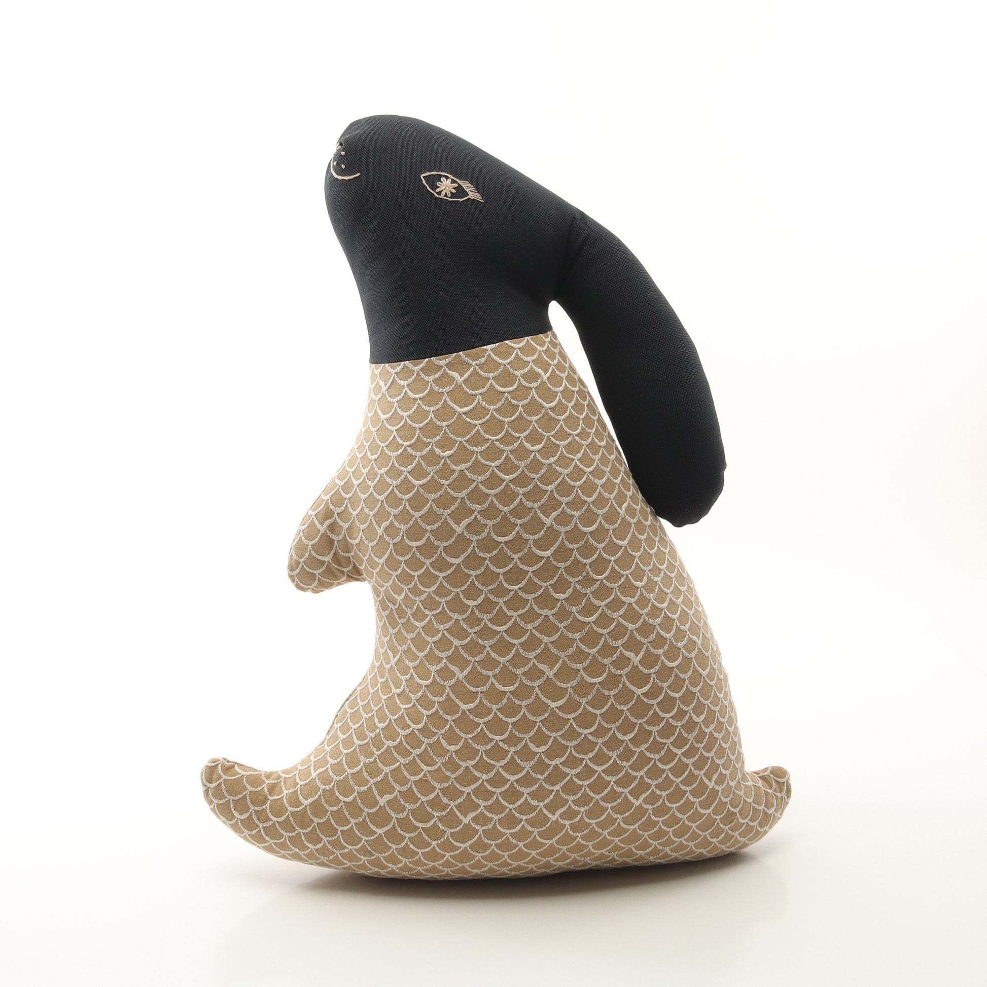 usagi cushion MERMAID クッション 小物 うさぎ キャンバス ブラック ベージュ ミナペルホネン 財布・小物 mina perhonen