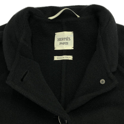 アウター ジャケット カシミヤ ブラック エルメス アウター HERMES