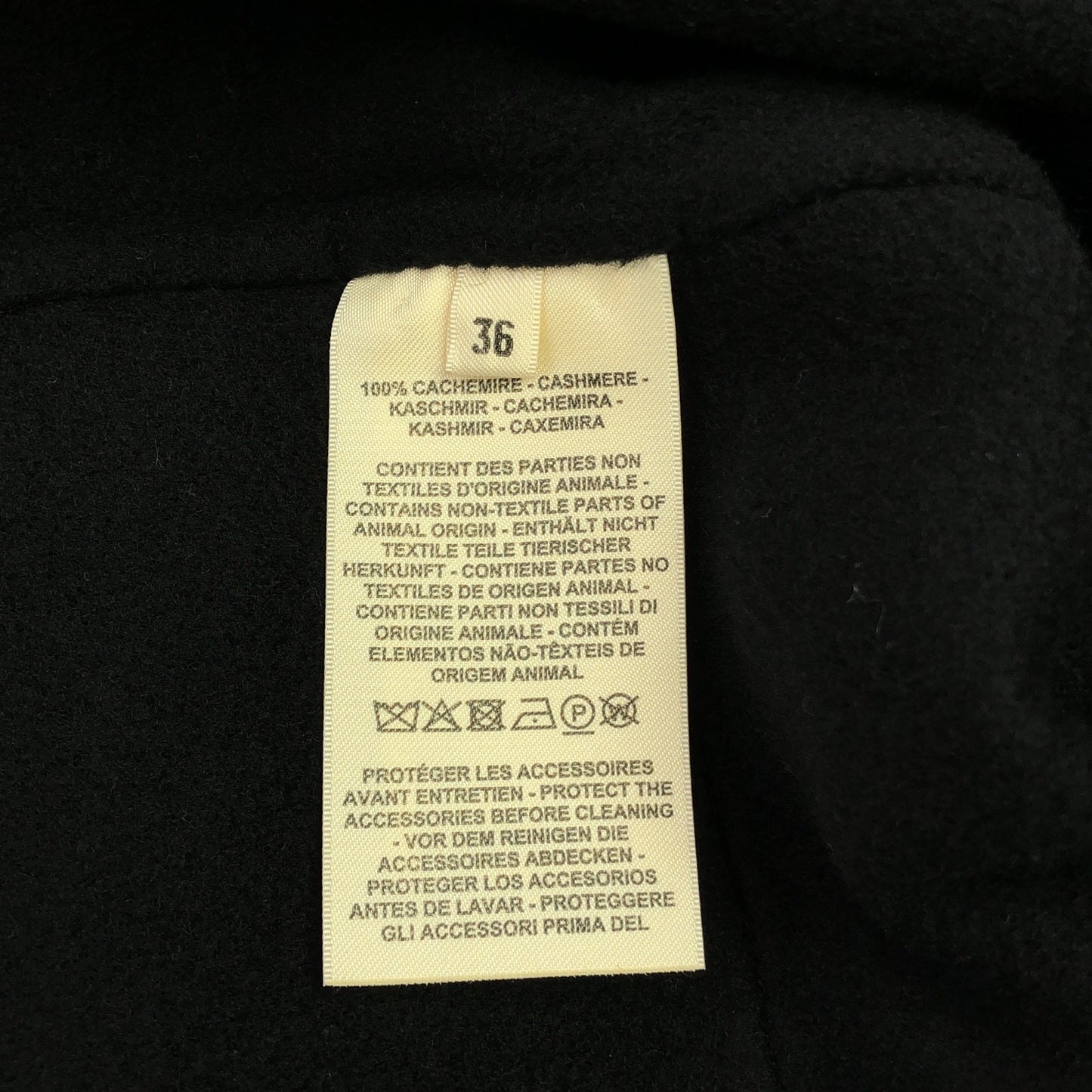 アウター ジャケット カシミヤ ブラック エルメス アウター HERMES