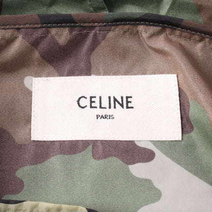 アノラック マウンテンパーカー 迷彩 カモフラ ナイロン ブラック ブラウン カーキグリーン フード付き セリーヌ アウター CELINE