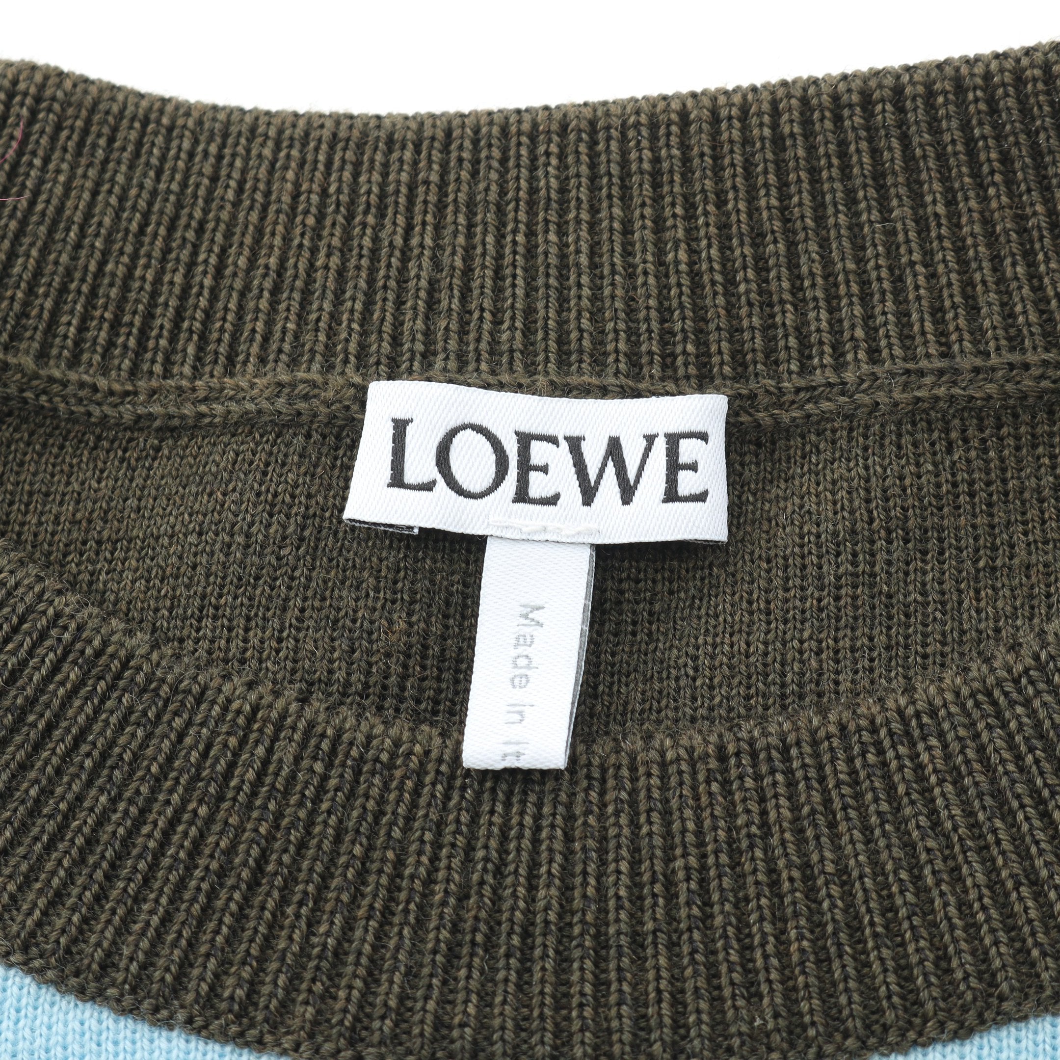 パズル セーター ニット ウール マルチカラー ロエベ – RECLO