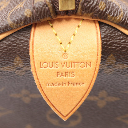 スピーディ25 モノグラム ハンドバッグ PVC レザー ブラウン ルイヴィトン バッグ LOUIS VUITTON