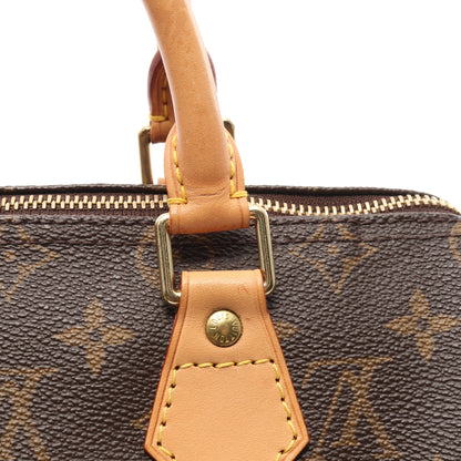 スピーディ25 モノグラム ハンドバッグ PVC レザー ブラウン ルイヴィトン バッグ LOUIS VUITTON