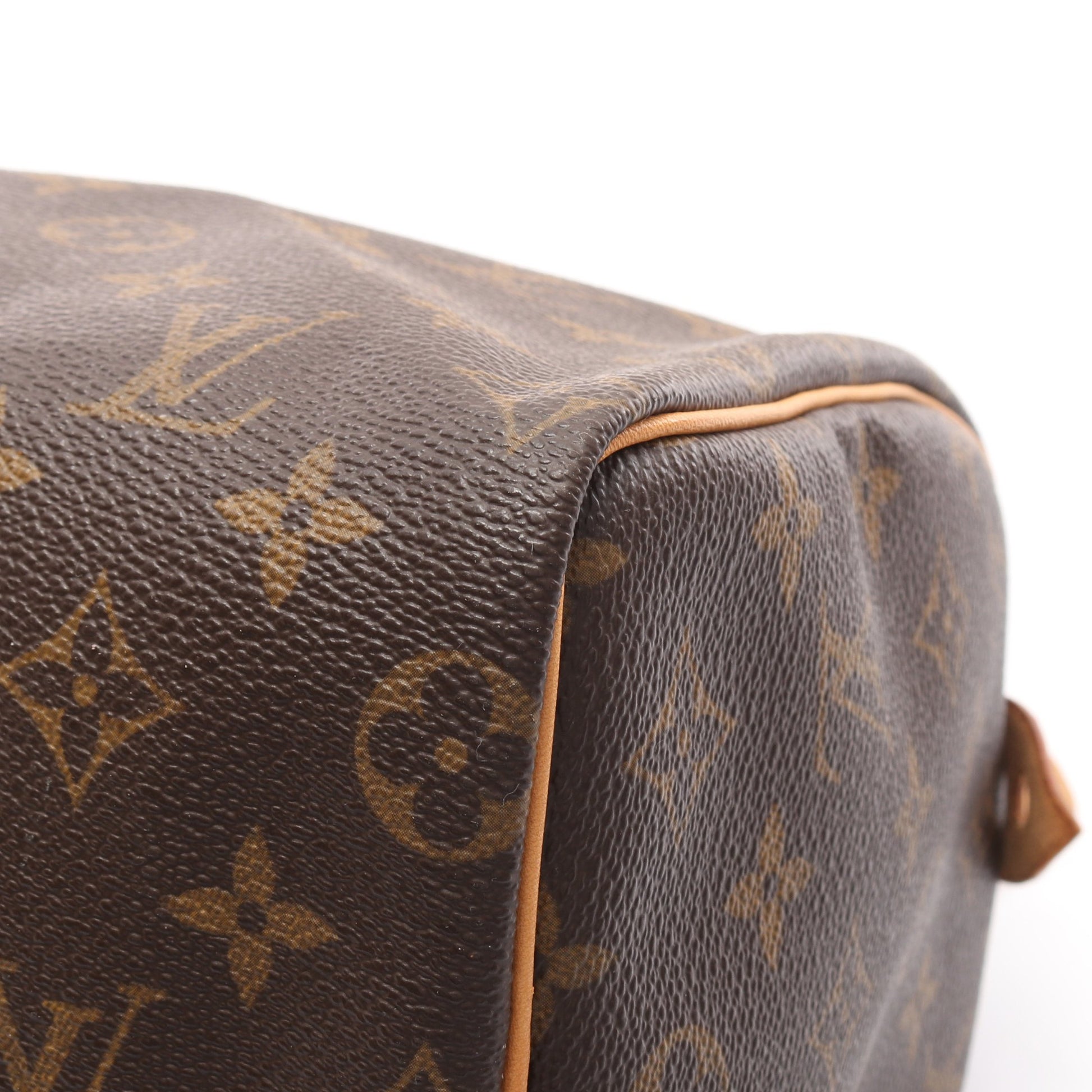 スピーディ25 モノグラム ハンドバッグ PVC レザー ブラウン ルイヴィトン バッグ LOUIS VUITTON