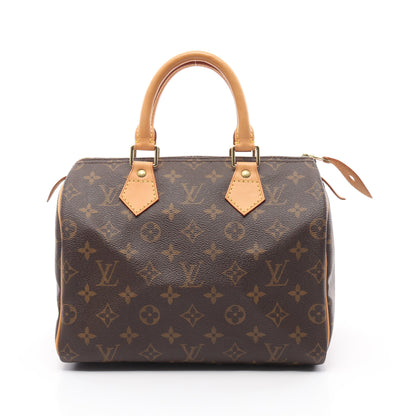 スピーディ25 モノグラム ハンドバッグ PVC レザー ブラウン ルイヴィトン バッグ LOUIS VUITTON