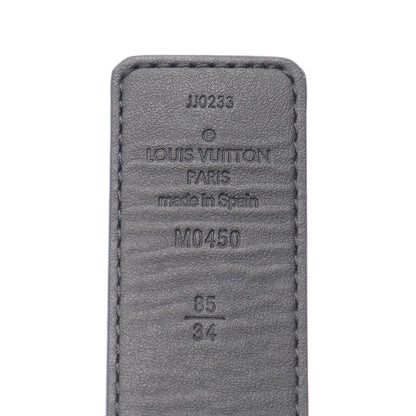 LVイニシャル 35MM リバーシブル モノグラムエクリプス ベルト PVC ブラック ルイヴィトン 財布・小物 LOUIS VUITTON