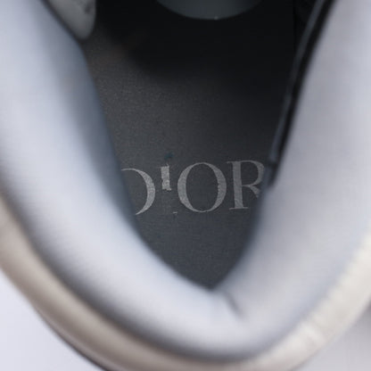 DIOR × NIKE Air Jordan 1 High ハイカットスニーカー レザー キャンバス グレー ホワイト ネイビー ディオール シューズ DIOR