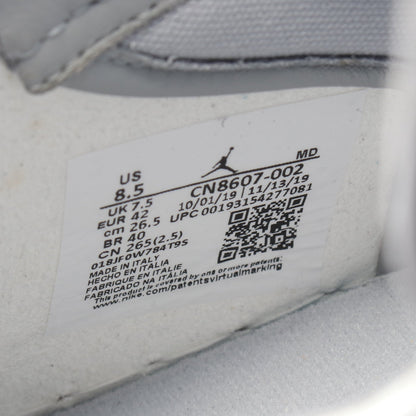 DIOR × NIKE Air Jordan 1 High ハイカットスニーカー レザー キャンバス グレー ホワイト ネイビー ディオール シューズ DIOR