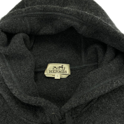 カシミアパーカー パーカー カシミヤ グレー エルメス トップス HERMES