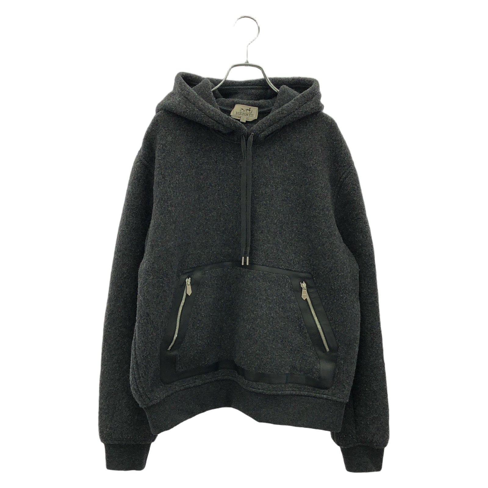 カシミアパーカー パーカー カシミヤ グレー エルメス トップス HERMES